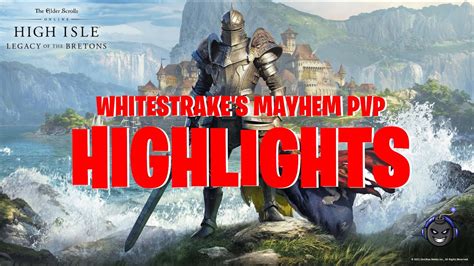 Elder Scrolls Online Whitestrake S Mayhem Event PvP Highlights YouTube