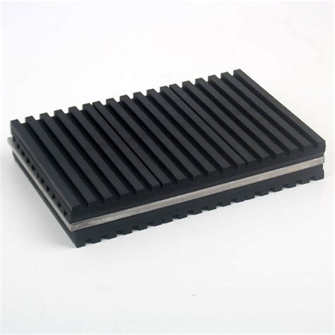 Crossed Double Ribbed Vibration Isolation Rubber Pad Guangzhou Tofee