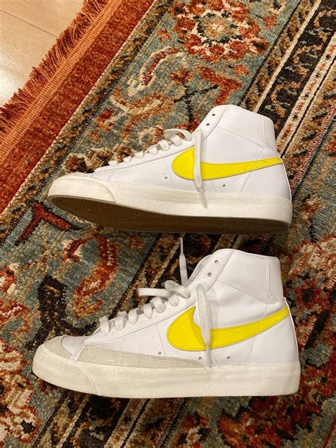 Nike Blazer Mid 77 Vintage Opti Yellow 2019 Grailed