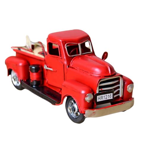 Yoone Vintage Metal Pickup Truck Vehicle Model Kids Gift Car Toy Home ...