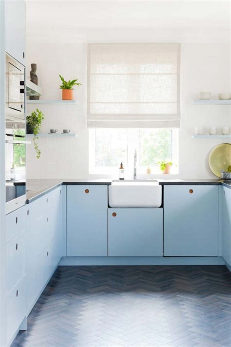 12 Kitchens With Light Blue Cabinets Light Blue Kitchen Cabinets 10