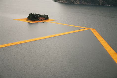 Gallery of The Floating Piers Opens on Lake Iseo Allowing Visitors to ...