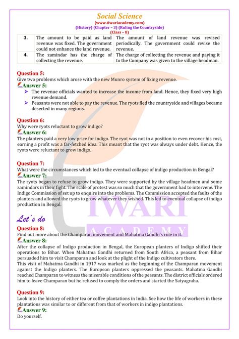 NCERT Solutions For Class 8 Social Science History Chapter 3