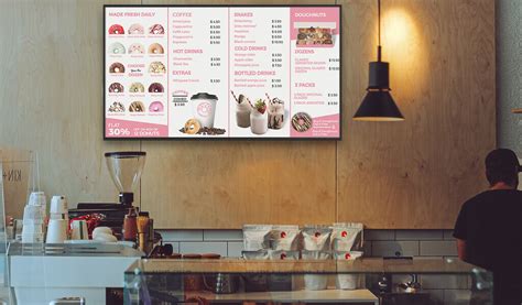 Why Does Your Donuts Shop Deserve A Digital Menu Board