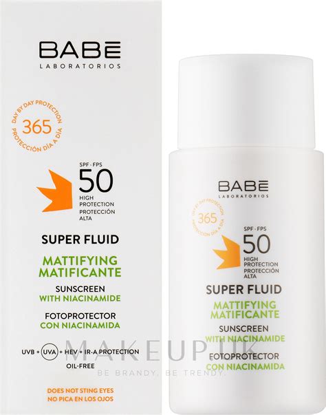 Sunscreen Matting Superfluid With Niacinamide Spf Babe