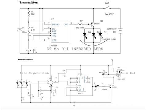 Remote Control Receiver Circuit Diagram Circuit Diagram