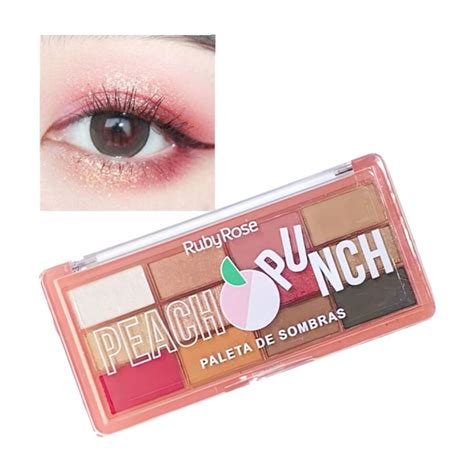 Ruby Rose Paleta De Sombras Peach Punch HB1093 12 UND