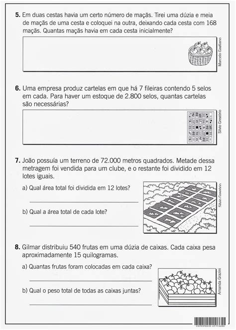 Situações Problemas 4 Ano Envolvendo As Quatro Operações Pdf