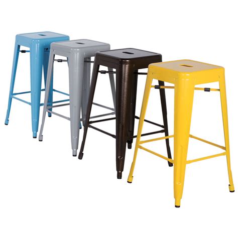 Trent Outdoor Bar Stool - Steel, Stackable | DCG Stores