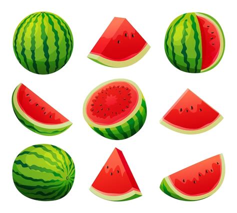 Half Watermelon Clipart