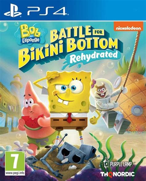 全新未拆 PS4 海綿寶寶 為比奇堡而戰 重新灌水 中文版 Spongebob Bikini Bottom 露天市集 全台最大的網路購物市集