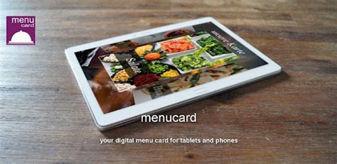 menu card create  individual restaurant card android app