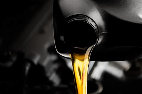 Pouring Motor Oil