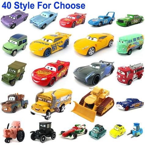 1 55 Disney Pixar Cars 3 2 Metal Diecast Carro Relâmpago Toy Mcqueen