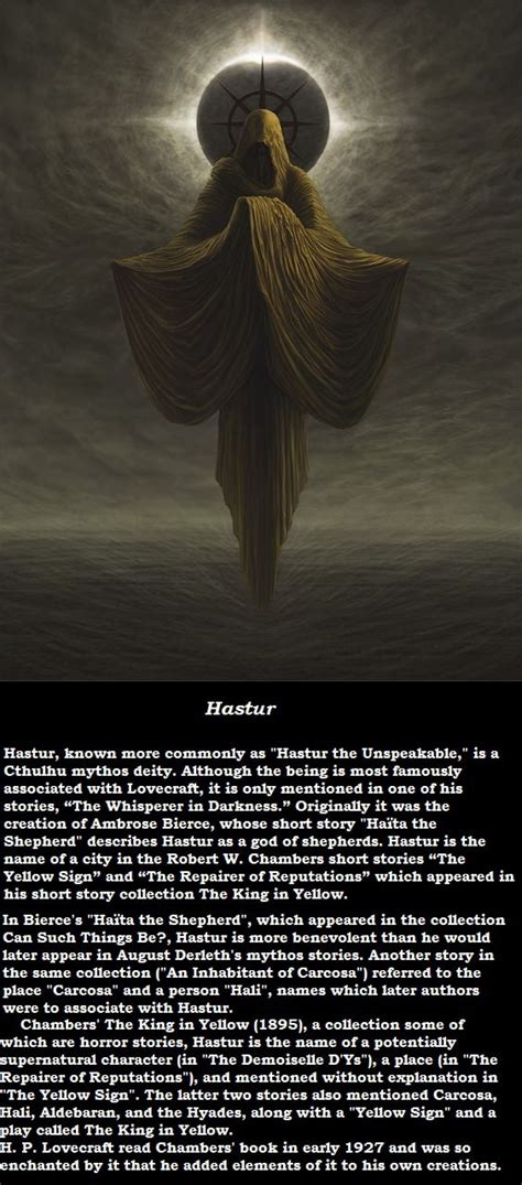 Cthulhu mythos part 4: Hastur - 9GAG