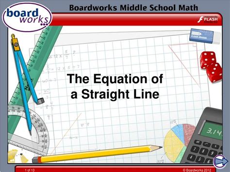 Ppt The Equation Of A Straight Line Powerpoint Presentation Free Download Id 8830937