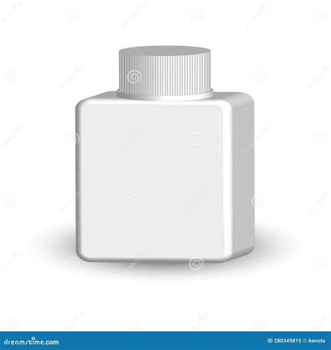 Vector Bottle Mockup for Drug Stock Vector - Illustration of plastic ...