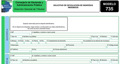 Modelo 735 Junta Extremadura Pdf Google Drive