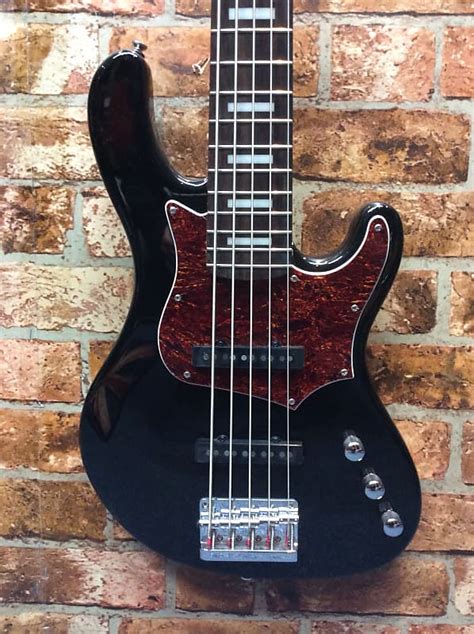 Cort Gb35j Bk 5 String Bass Guitar Reverb