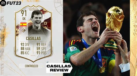 San Iker Casillas World Cup Icono 91 Review Fifa 23 Youtube