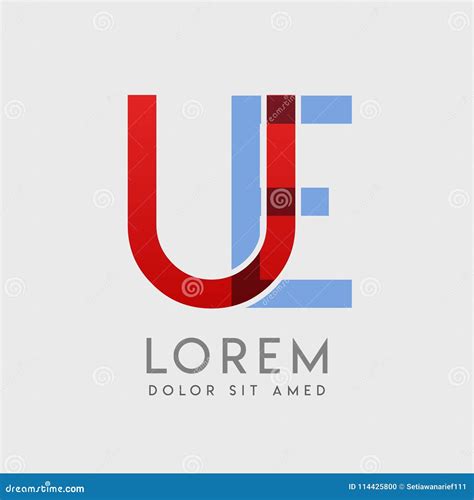 Blue And Red U Logo