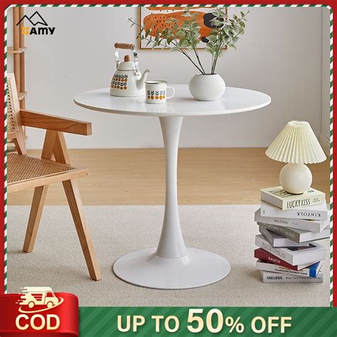 AMY Nordic Round Table Balcony Coffee Table Office Discussion Table