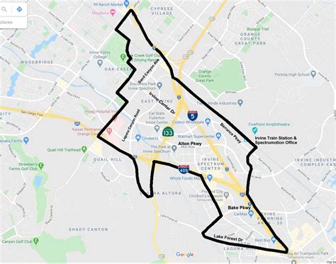 Irvine Spectrum Service Area » Spectrumotion - Commuting Resources