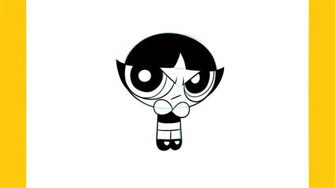 How To Draw Buttercup With Guidelines Step By Step The Powerpuff Girls