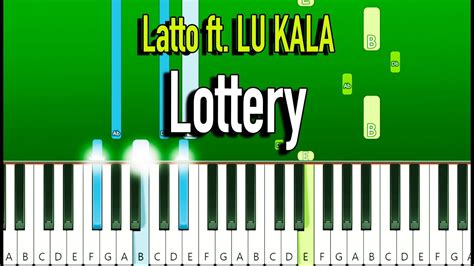 Latto Lottery Ft Lu Kala Piano Tutorial Youtube