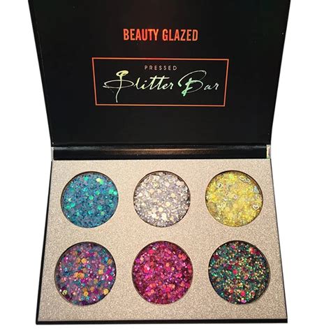 BEAUTY GLAZED 1pcs Eyeshadow Palette Glitter Makeup Palette Shimmer