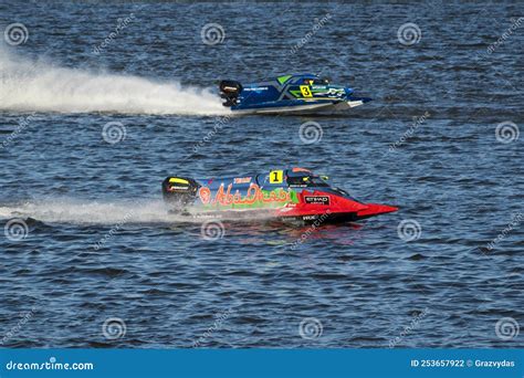 Powerboats Racing At Uim F World Championship Editorial Photography