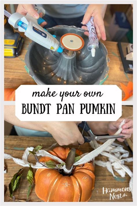Make your own unique pumpkin out of repurposed bundt pans!! | Fall crafts, Fall pumpkin crafts ...
