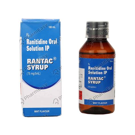 Rantac Mint Flavour Syrup 100ml Uses Side Effects Dosage