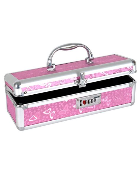 Medium Lockable Sex Toy Storage Case Butterfly