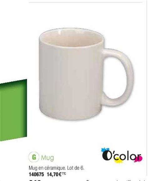 Promo Mug O Color Chez Calipage Icatalogue Fr