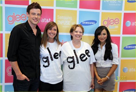 Cory Monteith Naya Rivera Samsung In Chicago Photo 2550047 Cory