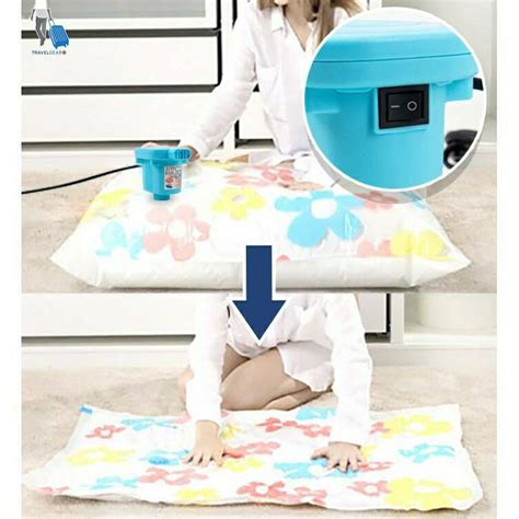 Hot เครองดดสญญากาศไฟฟา เครองดดลมสำหรบถงสญยากาศ สำหรบใชจดเกบผาหม สนคาพรอมสง