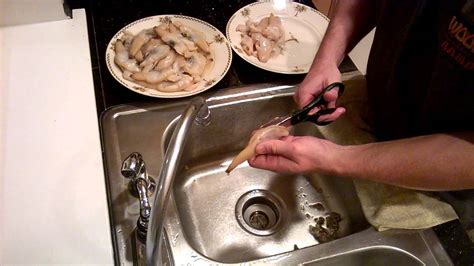 How To Clean Razor Clams Youtube