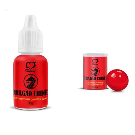 DRAGÃO CHINÊS HOT capsula e gotas EXCITANTE Shopee Brasil