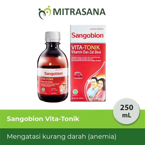 Jual Sangobion Vitatonik Kebutuhan Zat Besi Ml Shopee Indonesia