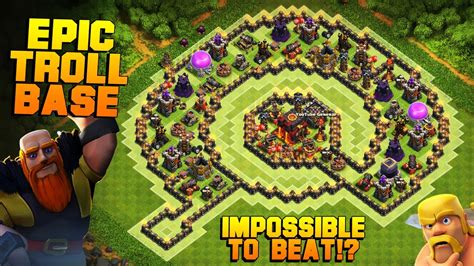 Clash Of Clans Phenomenal Th10 Troll Base The Island Epic Mini