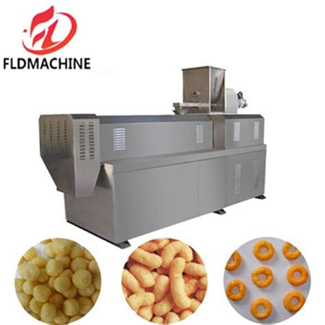 Factory Making Corn Puffed Chocolate Snacks Core Filling Snack Food