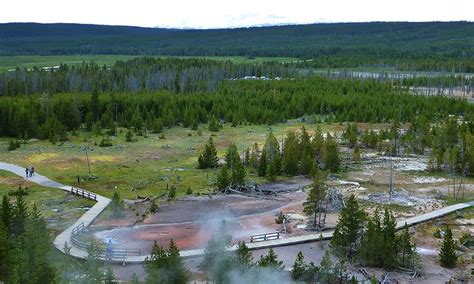 Norris Geyser Basin To Old Faithful In Yellowstone Alltrips