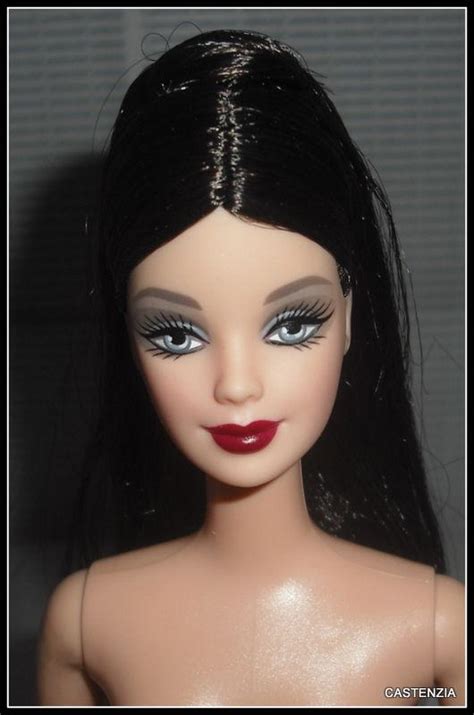 Nude Barbie Mattel Brunette Aphrodite Queen Of Sapphires Barbie Doll For Ooak