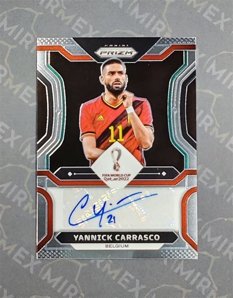 Panini Prizm World Cup Qatar Yannick Carrasco S Yc Auto Belgium