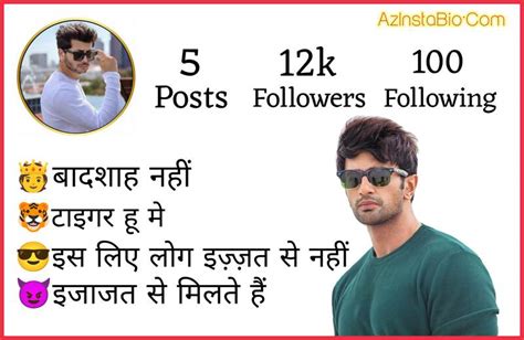 Best Instagram Bio In Hindi Attitude Love Azinstabio