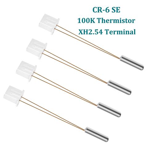 5pcs 8pcs CR6 SE 100K Thermistor Temperature Sensor XH2 54 3D Printer