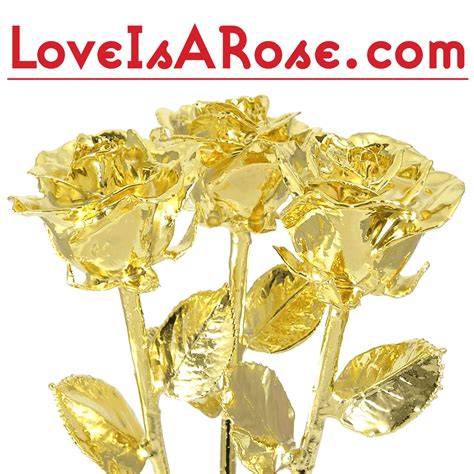 24k Gold Dipped Roses To Commemorate Your Love