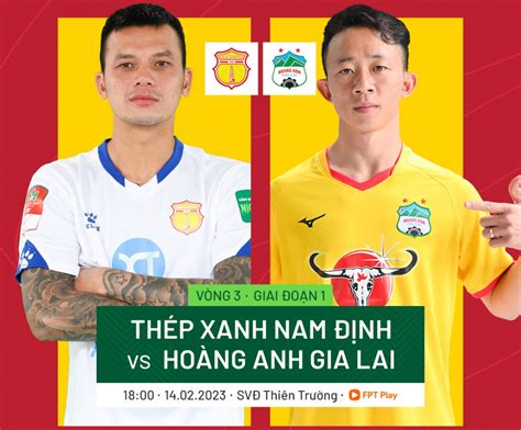 HAGL và Nam Định rượt đuổi tỉ số ngoạn mục ở vòng 3 V League 2023