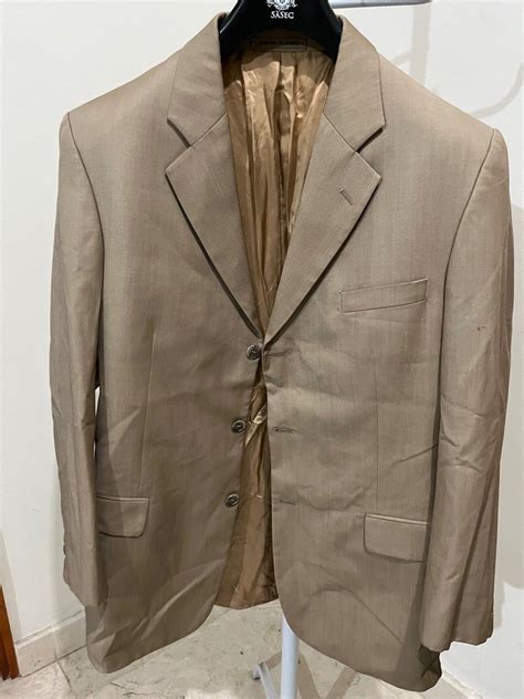 Curling Fabrique En France Nude Jas Pria Blazer Pria Fesyen Pria Pakaian Baju Luaran Di